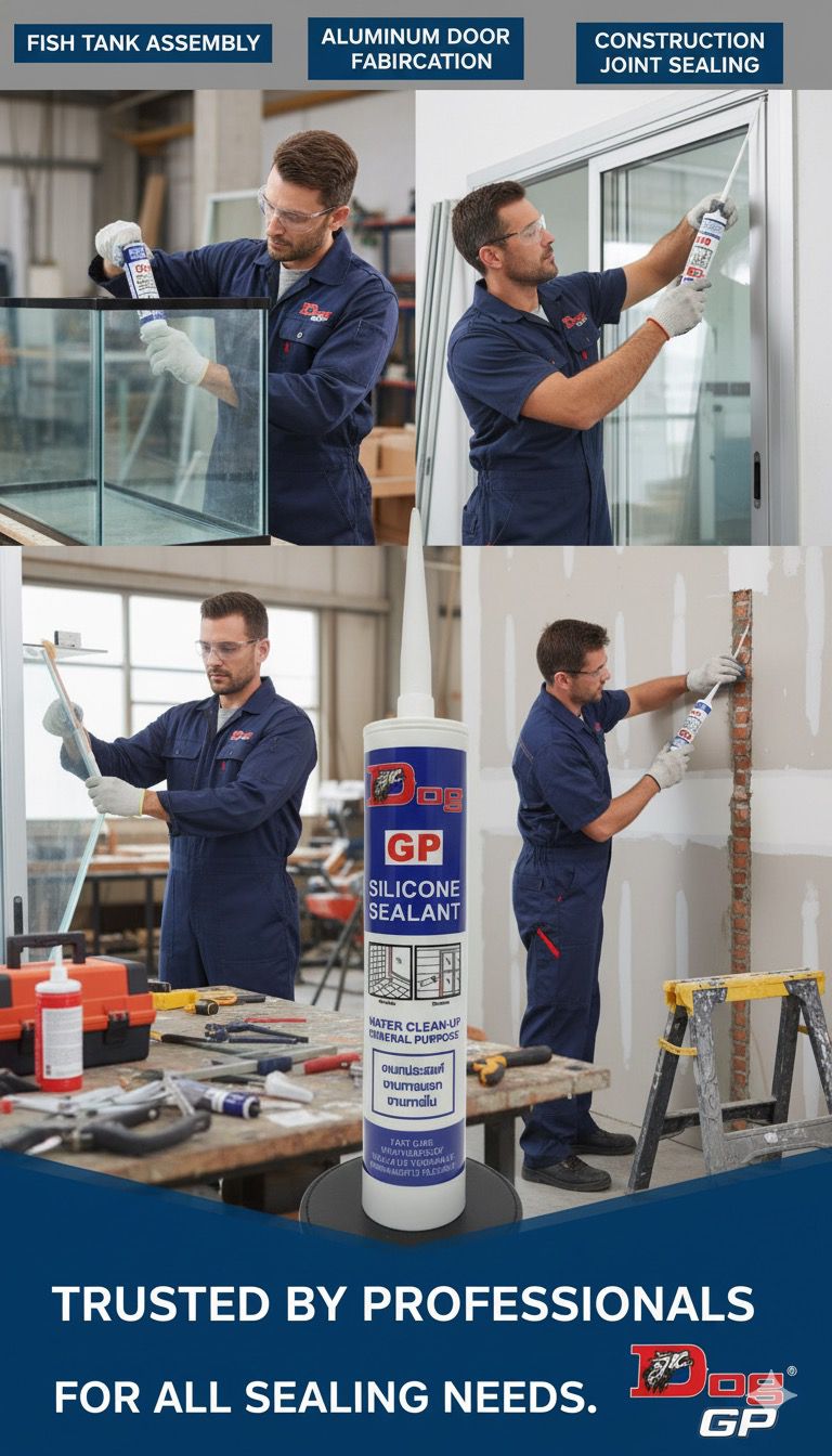 Glass & Silicone Adhesives Application